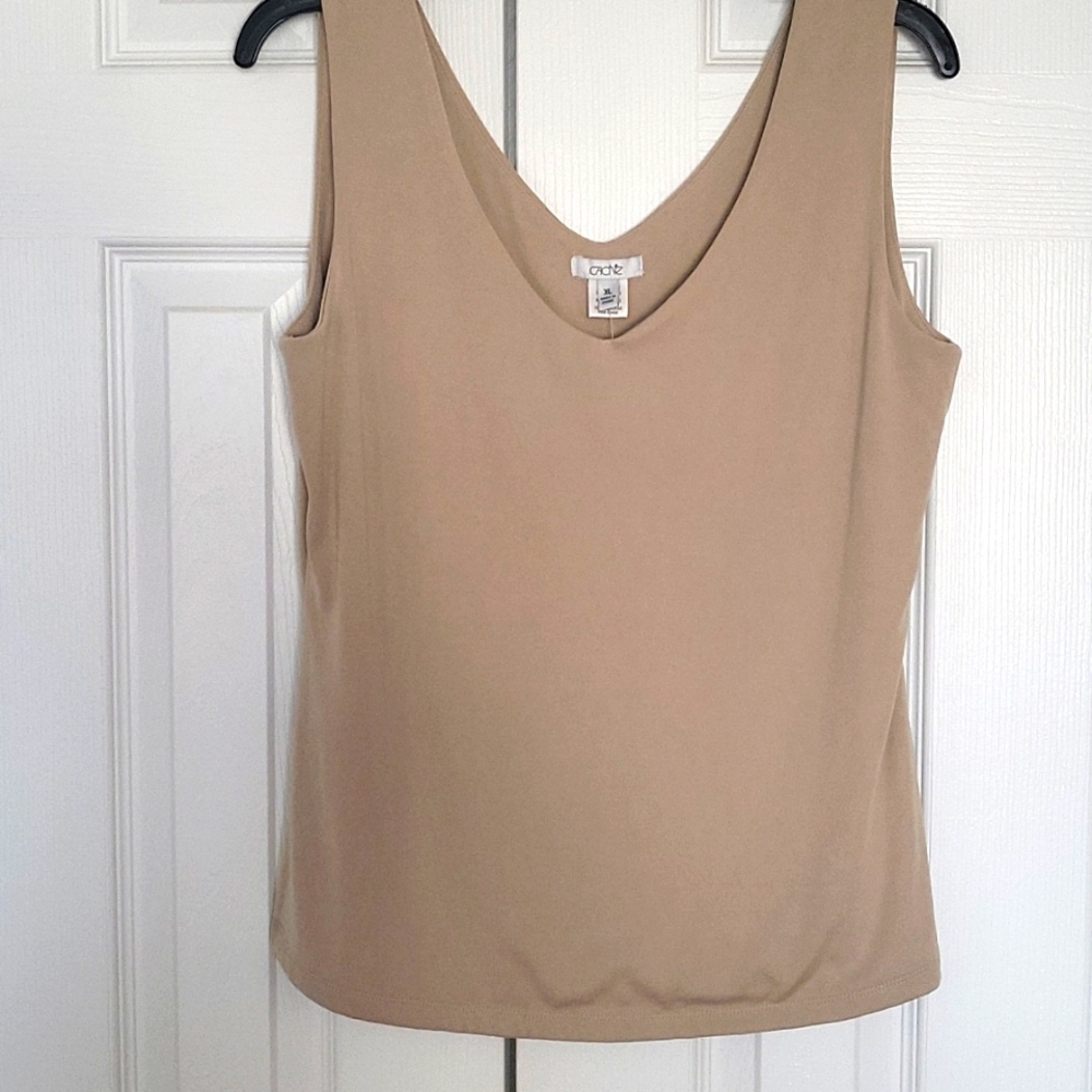 Cache tan undergarment tank